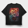 Stranger Things Nostalgia, Tricou Oversize Barbati (Unisex)