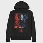 Stranger Things Splatter, Hanorac Oversize Barbati (Unisex)
