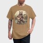 Bear Guitar Cottagecore, Tricou Barbati (Unisex)