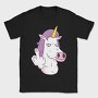 Middle Finger Unicorn, Tricou Barbati (Unisex)