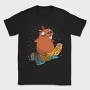 Surfing Beaver, Tricou Barbati (Unisex)