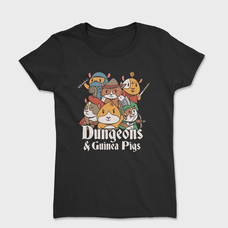 Dungeons And Guinea Pigs, Tricou Femei