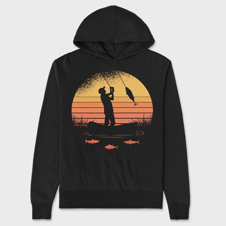 Fisherman, Hanorac Oversize Barbati (Unisex)