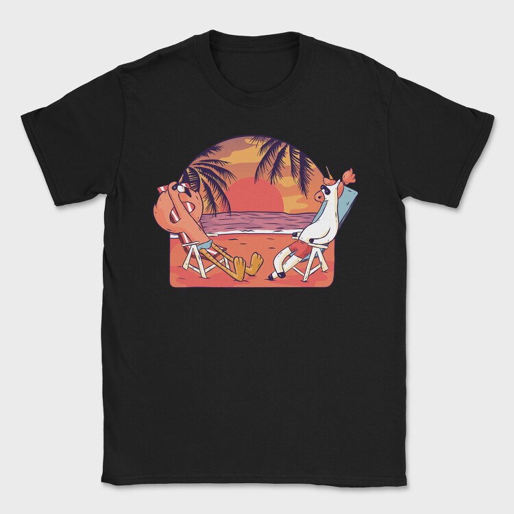Tricou Barbati (Unisex) Imprimat digital direct in tesatura, bumbac premium 100%.