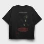 Strangers Things, Tricou Oversize Barbati (Unisex)