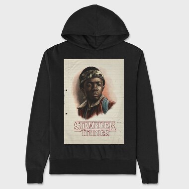 Strangerthings Halftone, Hanorac Oversize Barbati (Unisex)