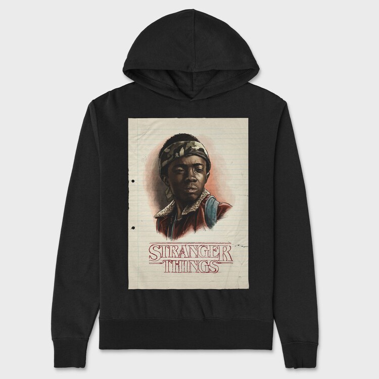 Strangerthings Halftone, Hanorac Oversize Barbati (Unisex)