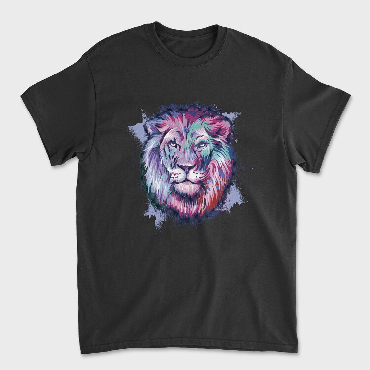 Color Lion, Tricou Barbati (Unisex)