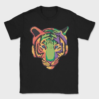Colorful Tiger, Tricou Barbati (Unisex)