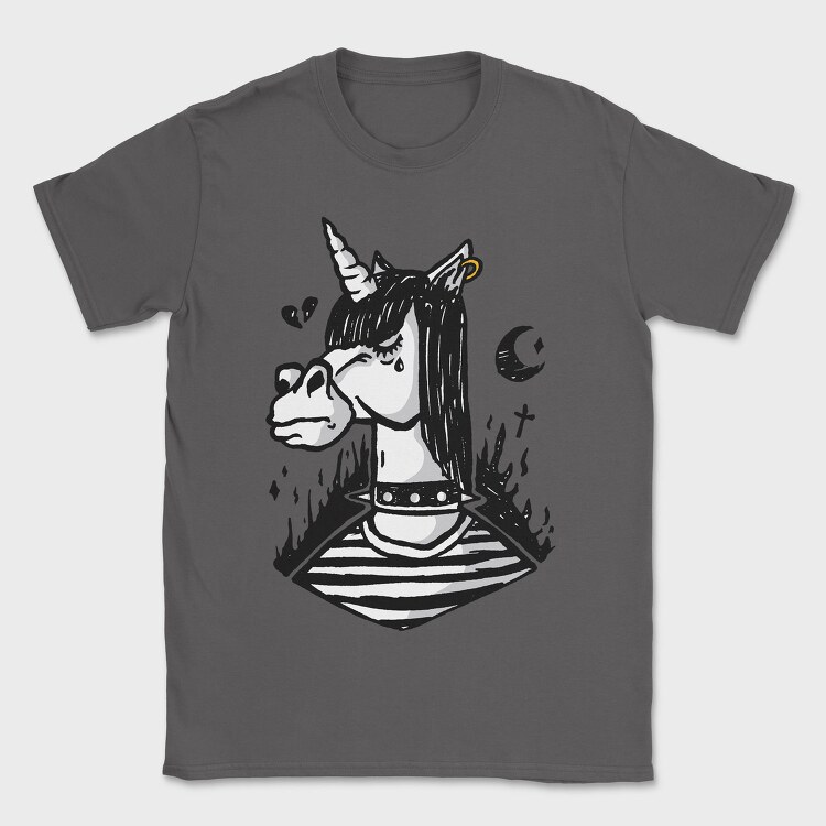 Emo Unicorn, Tricou Barbati (Unisex)