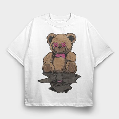 Broken Culture Bear, Tricou Oversize Barbati (Unisex)