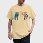 Robots Walkie Talkie, Tricou Barbati (Unisex)