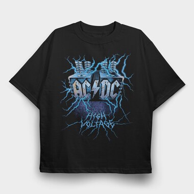 ACDC 2, Tricou Oversize Barbati (Unisex)