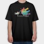 Prisma Cats, Tricou Oversize Barbati (Unisex)