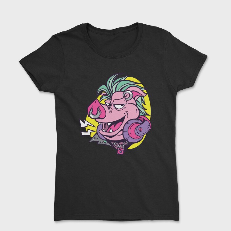 Punk Pig Face, Tricou Femei