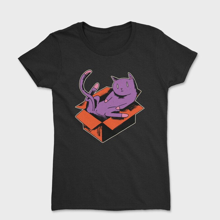Cat In Box, Tricou Femei