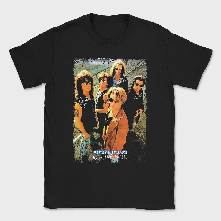 Bon Jovi, Tricou Barbati (Unisex)