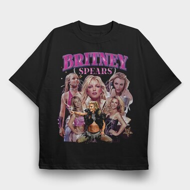 Britney Spears 2, Tricou Oversize Barbati (Unisex)