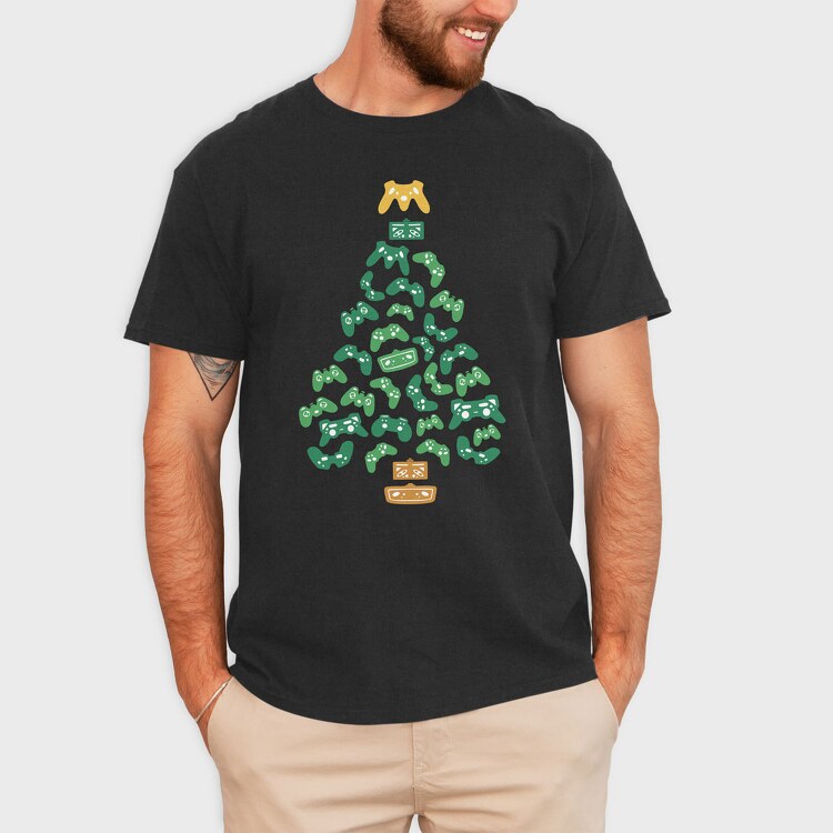 Joystick Tree, Tricou Barbati (Unisex)
