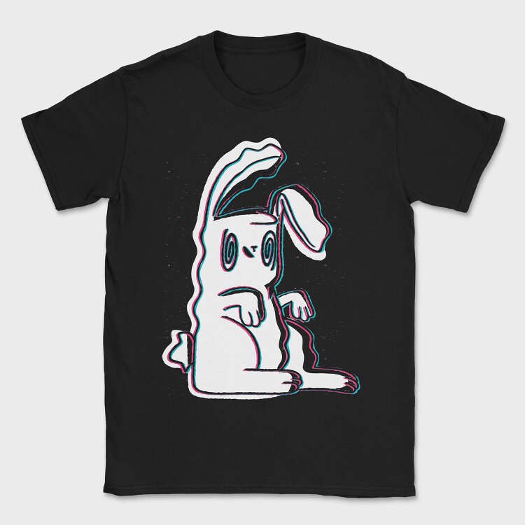 Trippy Bunny, Tricou Barbati (Unisex)