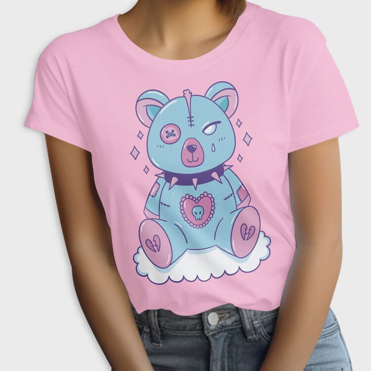 Bear Patchwork, Tricou Femei