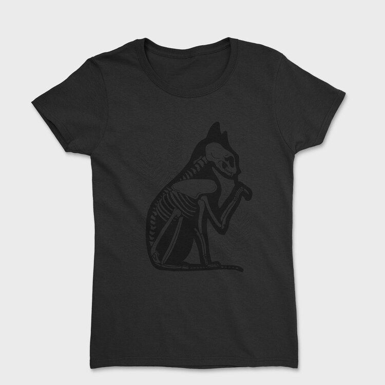 Cat Skeleton, Tricou Femei