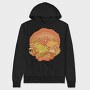 Frog and Mushrooms Vintage, Hanorac Oversize Barbati (Unisex)