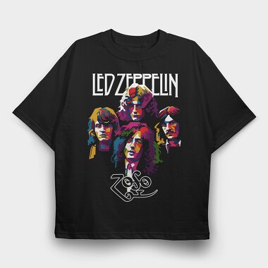 Led Zeppelin 3, Tricou Oversize Barbati (Unisex)