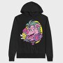Punk Pig Face, Hanorac Oversize Barbati (Unisex)