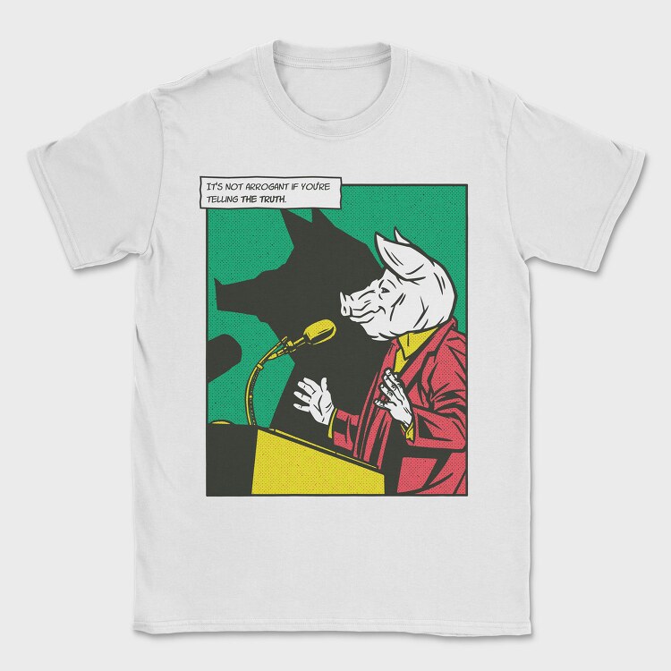 Pig Comics, Tricou Barbati (Unisex)