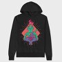 Yoga Cat, Hanorac Oversize Barbati (Unisex)