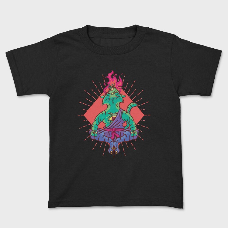 Yoga Cat, Tricou Copii