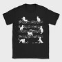 Music Staff Cats, Tricou Barbati (Unisex)