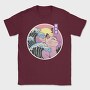 Japanese Wave Cat, Tricou Barbati (Unisex)