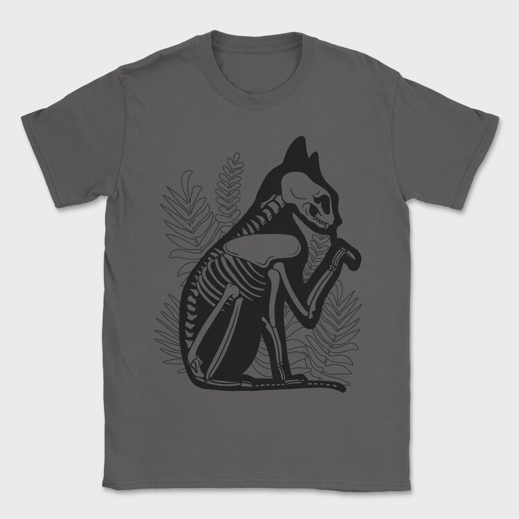 Cat Skeleton, Tricou Barbati (Unisex)