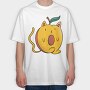 Apricat, Tricou Oversize Barbati (Unisex)