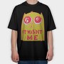 Cat It Wasnt Me, Tricou Oversize Barbati (Unisex)