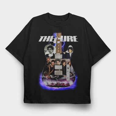 The Cure, Tricou Oversize Barbati (Unisex)