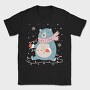 Cute Christmas Bear, Tricou Barbati (Unisex)