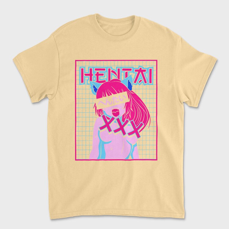 Hentai 1, Tricou Barbati (Unisex)