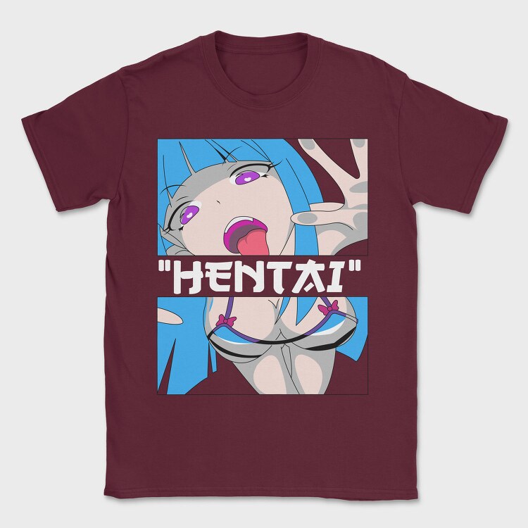 Hentai 4, Tricou Barbati (Unisex)