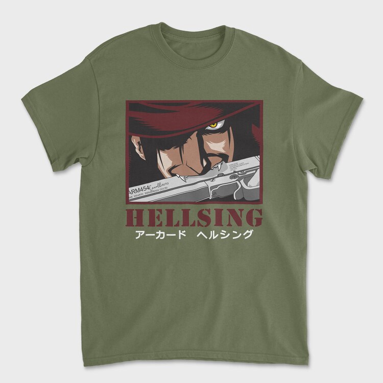 Hellsing 1, Tricou Barbati (Unisex)