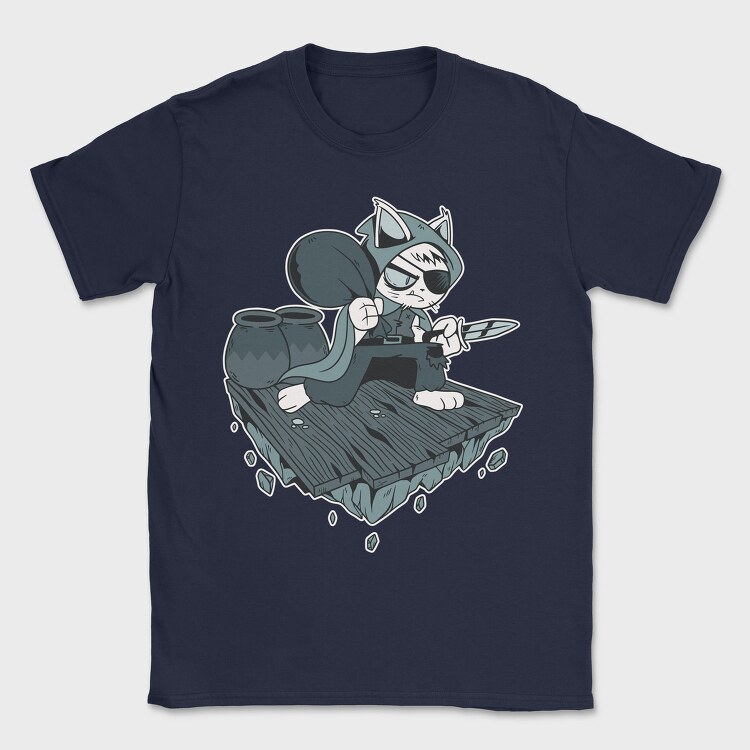Thief Cat, Tricou Barbati (Unisex)