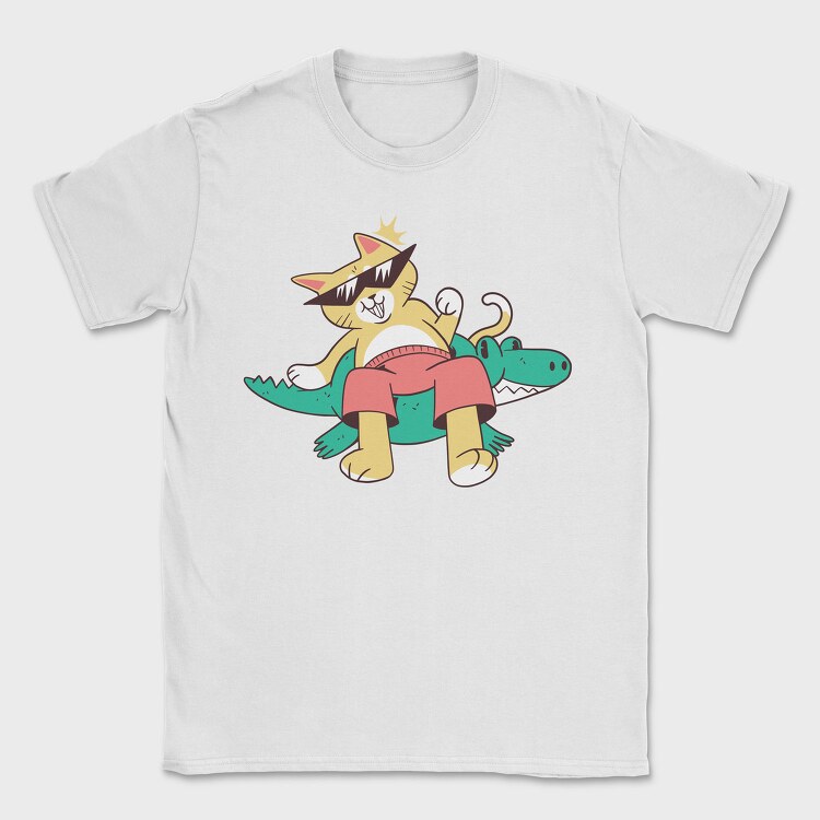 Cat Pool, Tricou Barbati (Unisex)