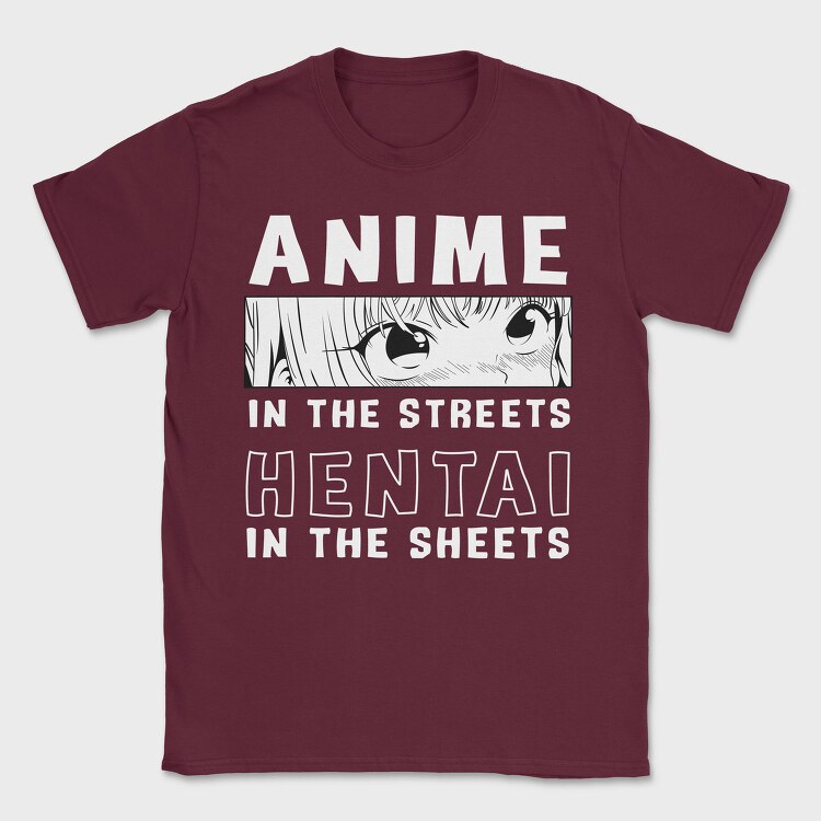 Hentai 5, Tricou Barbati (Unisex)