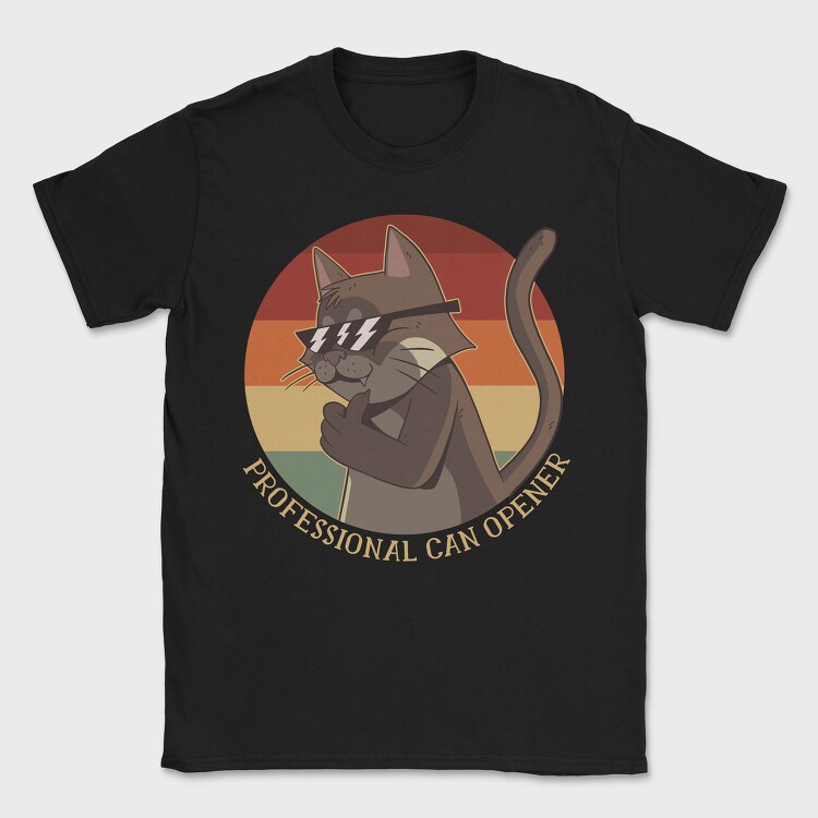 Cool Cat, Tricou Barbati (Unisex)