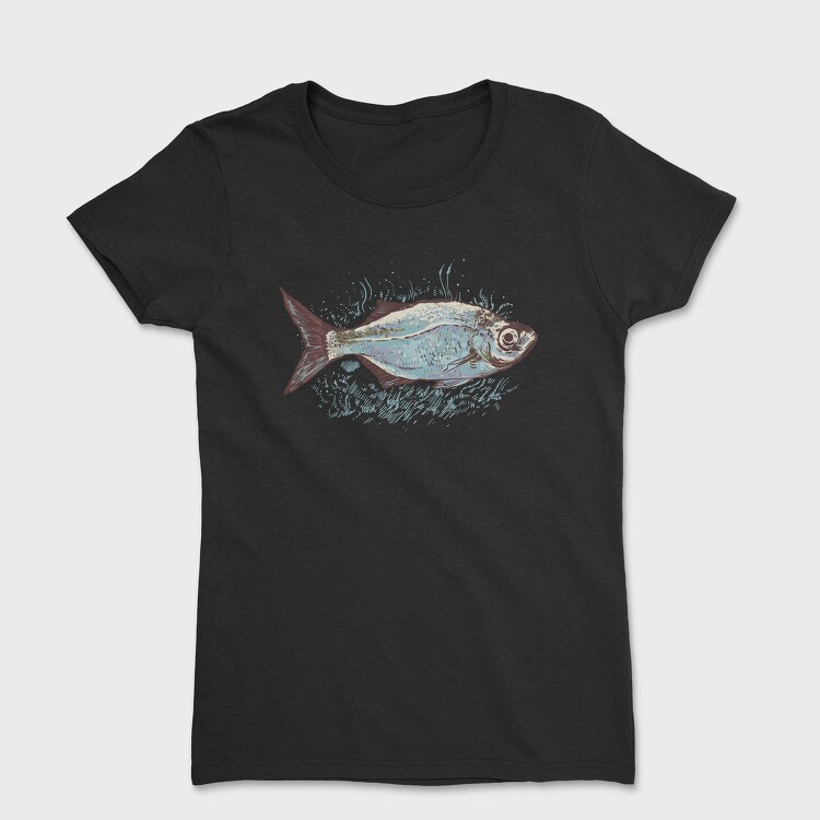 Fish Drawing, Tricou Femei