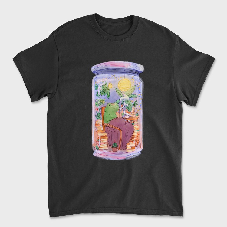 Frog Glass, Tricou Barbati (Unisex)