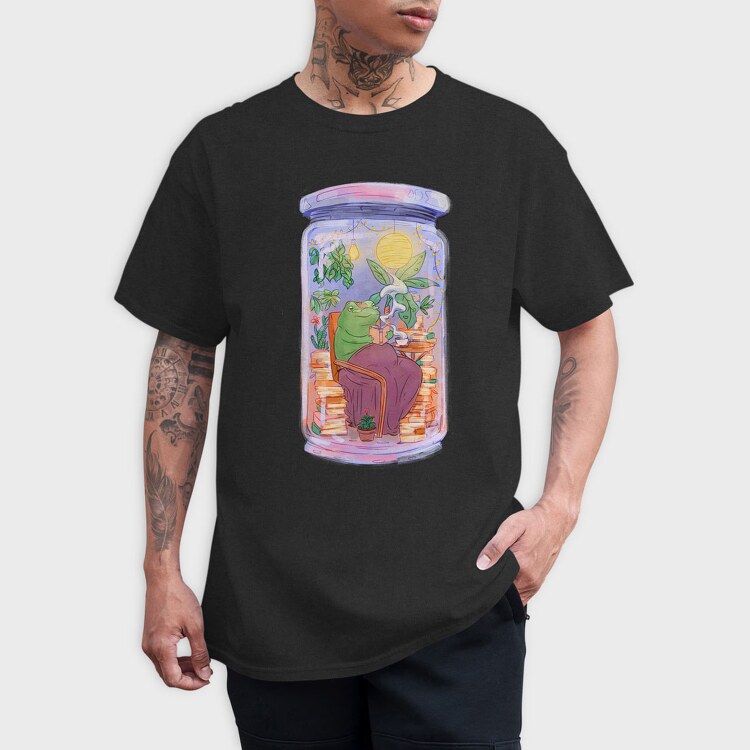 Frog Glass, Tricou Barbati (Unisex)
