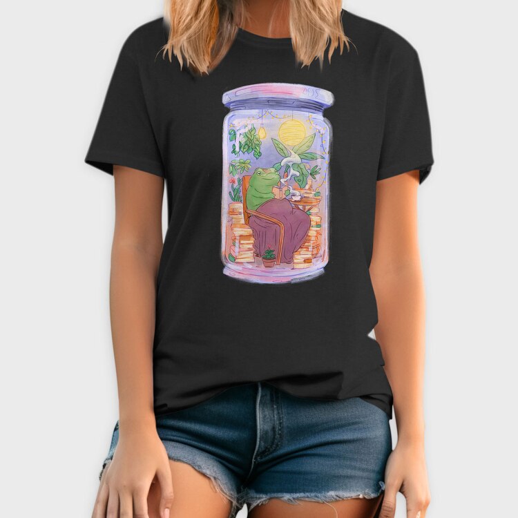Frog Glass, Tricou Barbati (Unisex)